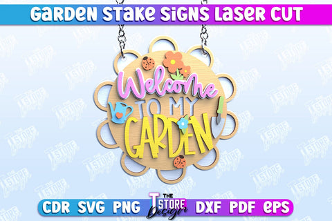 Garden Stake Sign Bundle | Plant Stakes | Plant Marker | Lawn Stake | CNC File SVG The T Store Design 