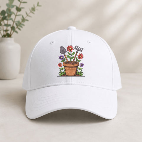 Garden Tools Flower Pot Machine Embroidery Design Gardening Floral Embroidery File Embroidery/Applique DESIGNS PatternFeed8 