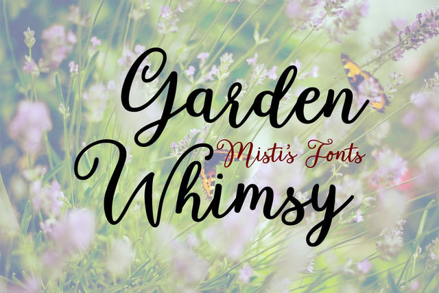 Garden Whimsy Font Misti's Fonts 
