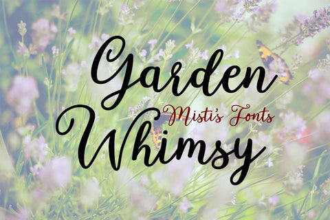 Garden Whimsy Font Misti's Fonts 