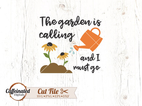 Gardening Quotes Mini Bundle SVG Caffeinated SVGs 