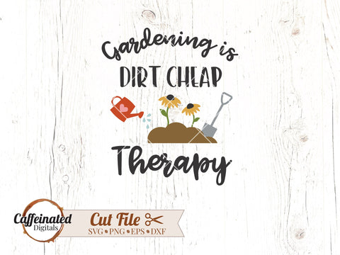 Gardening Quotes Mini Bundle SVG Caffeinated SVGs 