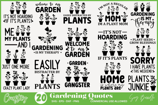 Gardening SVG Bundle SVG Designangry 