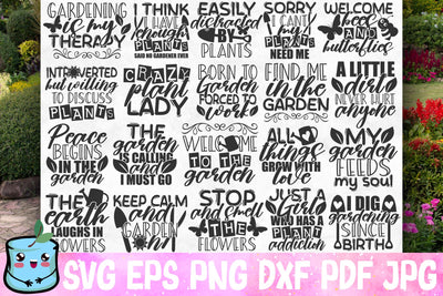 Gardening SVG Bundle SVG MintyMarshmallows 