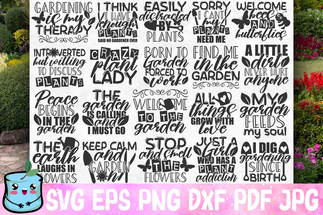 Gardening SVG Bundle SVG MintyMarshmallows 