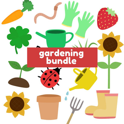 Gardening SVG/PNG Clipart Bundle SVG MysticalRiverDesigns 