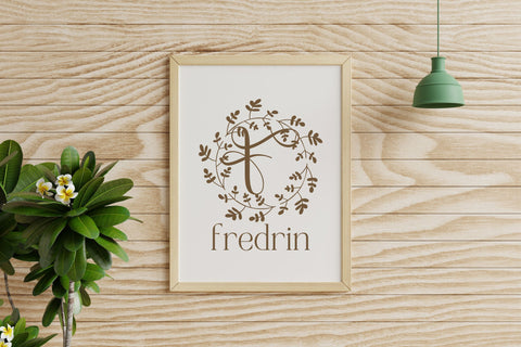 Garlavia Monogram Font Dm Letter Studio 