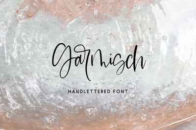 Garmisch Script Font Beck McCormick 