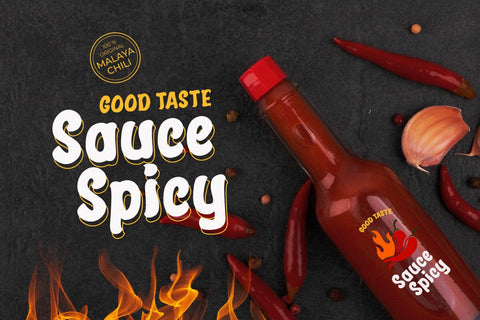 Garuton - Sauce Display Font Font twinletter 