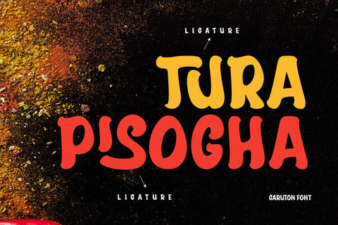 Garuton - Sauce Display Font Font twinletter 