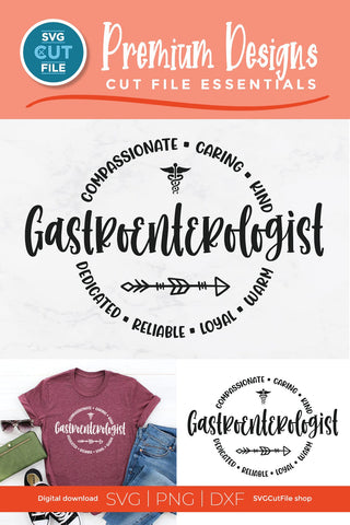 Gastroenterologist svg - unisex design for crafters SVG SVG Cut File 