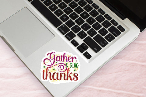 Gather & give Sticker Design Sublimation Regulrcrative 