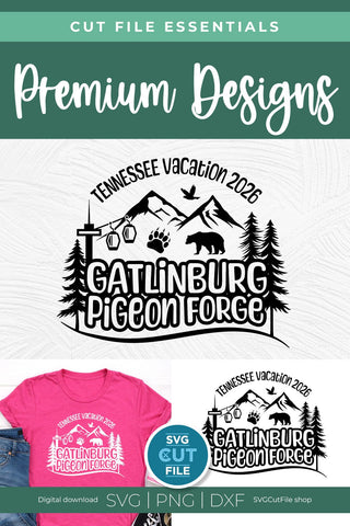 Gatlinburg svg, Pigeon Forge svg, 2026 Tennessee Family Vacation svg SVG SVG Cut File 
