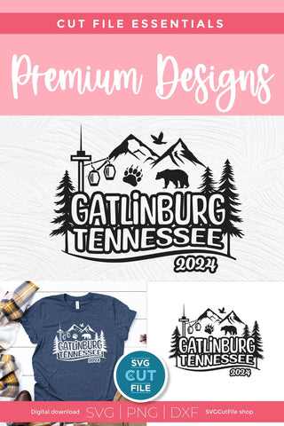 Gatlinburg Tennessee svg, 2024 Family TN Trip SVG-Girls vacation with Friends SVG SVG Cut File 