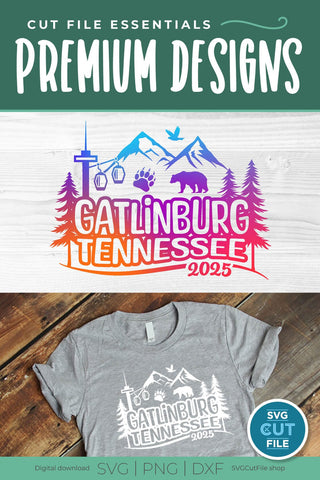 Gatlinburg Tennessee svg, 2025 Family TN Trip -Girls vacation with Friends SVG SVG Cut File 