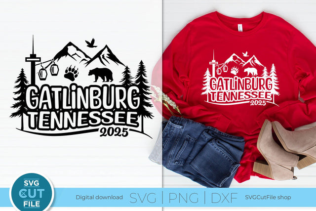 Gatlinburg Tennessee svg, 2025 Family TN Trip -Girls vacation with Friends SVG SVG Cut File 