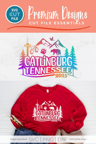 Gatlinburg Tennessee svg, 2025 Family TN Trip -Girls vacation with Friends SVG SVG Cut File 