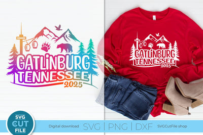 Gatlinburg Tennessee svg, 2025 Family TN Trip SVG-Girls vacation with Friends SVG SVG Cut File 