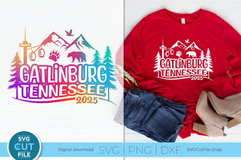 Gatlinburg Tennessee svg, 2025 Family TN Trip SVG-Girls vacation with Friends SVG SVG Cut File 