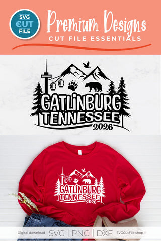 Gatlinburg Tennessee svg, 2026 Family TN Trip -Girls vacation w Friends SVG SVG Cut File 