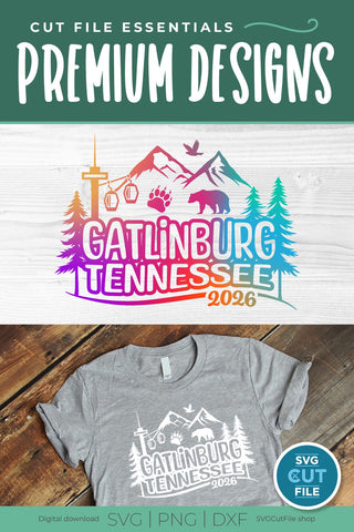 Gatlinburg Tennessee svg, 2026 Family TN Trip -Girls vacation w Friends SVG SVG Cut File 
