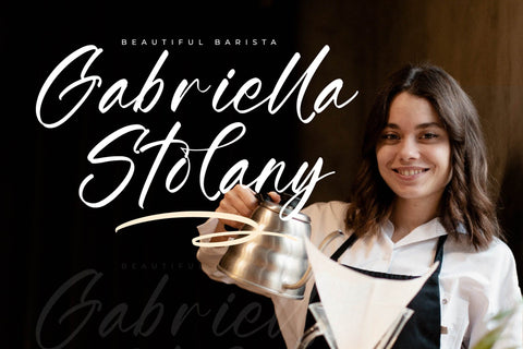 Gatmoley - Modern Handwritten Font Font Letterena Studios 