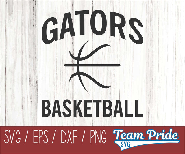 Gators Basketball SVG Digital Download Printable - SVG, EPS, DXF, PNG SVG Team Pride SVG 