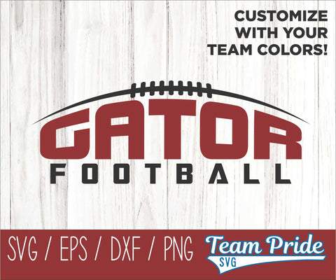 Gators Football SVG Digital Download Printable - SVG, EPS, DXF, PNG 2 SVG Team Pride SVG 