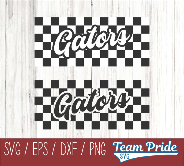 Gators Retro Team Design SVG Digital Download Printable - SVG, EPS, DXF, PNG SVG Team Pride SVG 