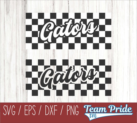Gators Retro Team Design SVG Digital Download Printable - SVG, EPS, DXF, PNG SVG Team Pride SVG 