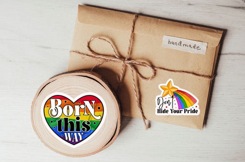 Gay Pride Stickers Bundle Sublimation Regulrcrative 