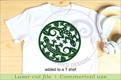 Geckos, Lizards wall sign, SVG file. SVG APInspireddesigns 