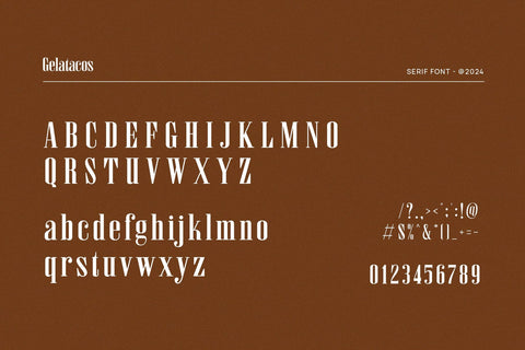 Gelatacos - Classy & Stylish Serif Font studioalmeera 