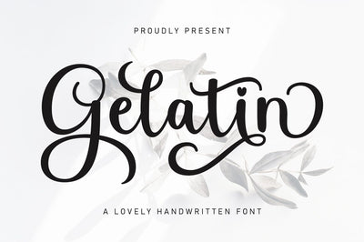 Gelatin Font Megatype 