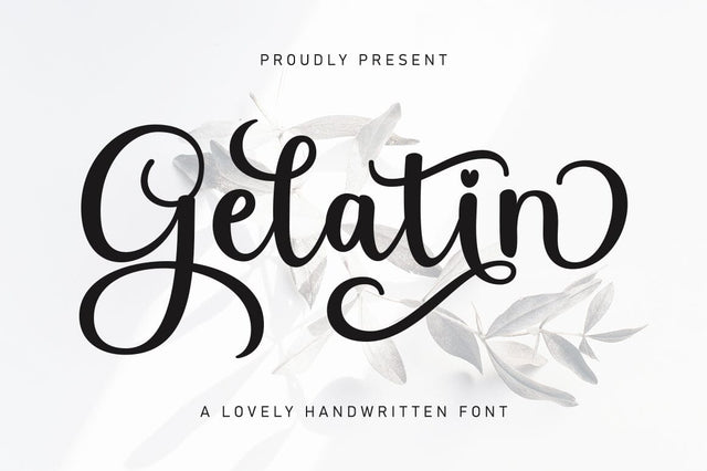 Gelatin Font Megatype 