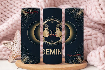 Gemini Zodiac 20oz Tumbler Wrap Sublimation DesignSVG 