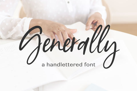 Generally Script Font Beck McCormick 