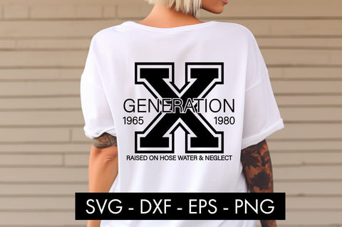 Generation X SVG PNG Sublimation SVG Freeling Design House 