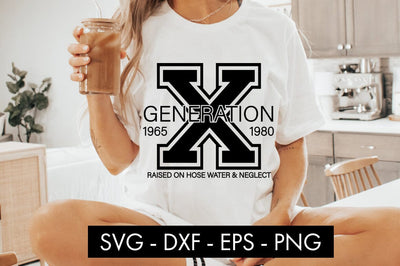 Generation X SVG PNG Sublimation SVG Freeling Design House 