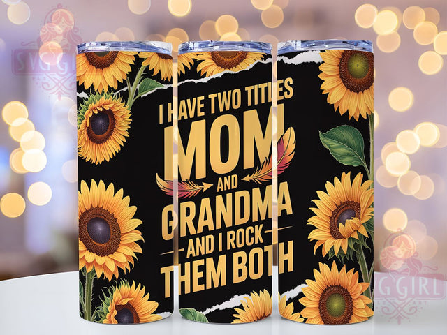 Generational Love Grandma Tumbler, Mom Present Cup, Family Role Tumbler, Multi Generation Gift, Mother's Day Present, Grandma Love Design, Parent Gift Cup Sublimation SvggirlplusArt 