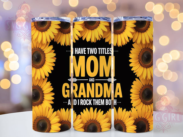 Generational Love Grandma Tumbler, Mom Present Cup, Family Role Tumbler, Multi Generation Gift, Mother's Day Present, Grandma Love Design, Parent Gift Cup Sublimation SvggirlplusArt 