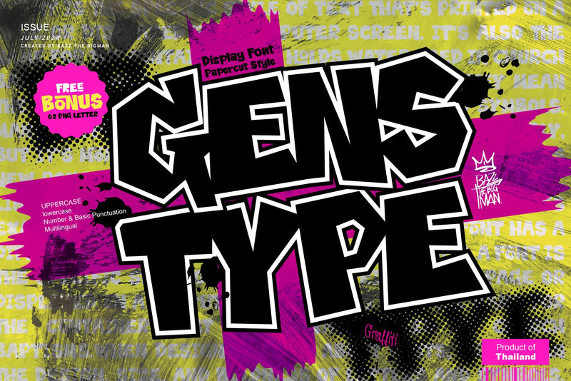 Gens Type Font BB Digital Arts 