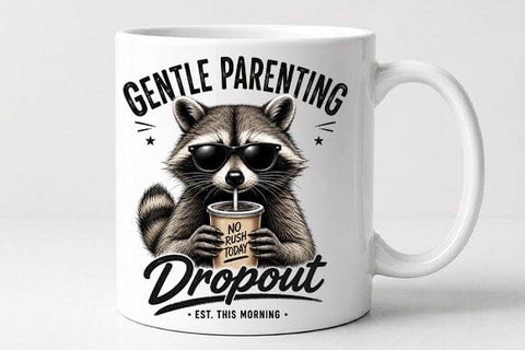 Gentle Parenting Dropout PNG Funny Parenting Humor Sublimation Design SVG BillahCrafts 