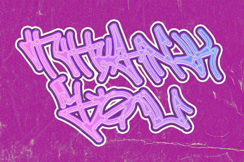 Genzi Street - Awesome Monoline Graffiti Font Font Mozzatype 