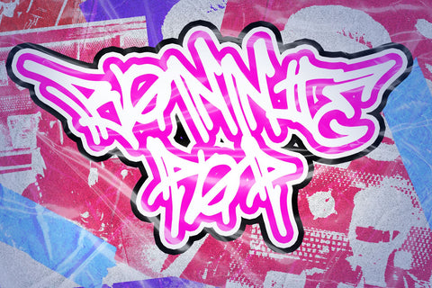 Genzi Street - Awesome Monoline Graffiti Font Font Mozzatype 