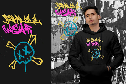 Genzi Street - Awesome Monoline Graffiti Font Font Mozzatype 