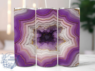 Geode Crystal Marble Tumbler Wrap, Marble Cave Wrap, 20oz Tumbler Sublimation, Agate Stone Design, Elegant Gemstone Art, Sparkling Mineral Aesthetic, Luxe Rock Formation Print Sublimation ToriDesigns 