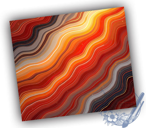 Geode Tumbler, Red Marble Design, Sparkly Tumbler, 20oz Wrap, Gold and Red, Opal Effect, Glamorous Tumbler Sublimation ToriDesigns 