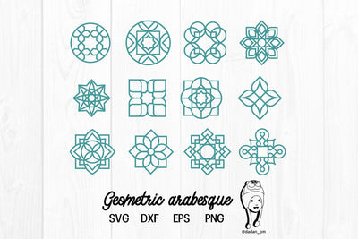 Geometric arabesque svg, dxf, eps, png SVG dadan_pm 