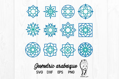 Geometric arabesque svg, dxf, eps, png SVG dadan_pm 